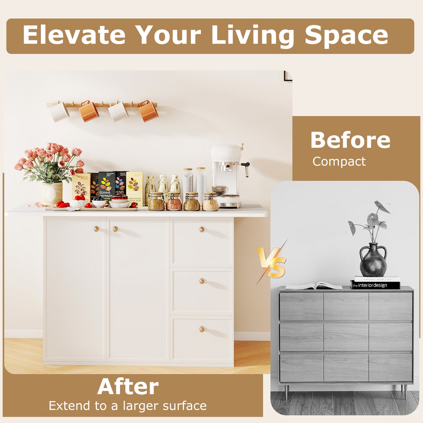 Universal Tabletop, 55" x 28", For Standard And Standing Desk Frame, White