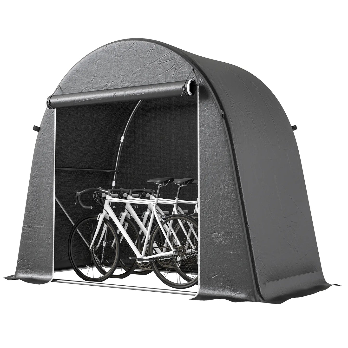8' x 4' Portable Shed, Waterproof Bike Tent, Roll-Up Zipper Door Sheds at Gallery Canada
