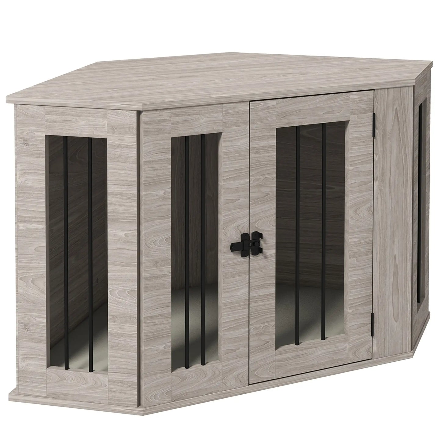 Dog Crate Furniture with Cushion, 41 Inch, Walnut Brown Houses, Kennels & Pens at Gallery Canada