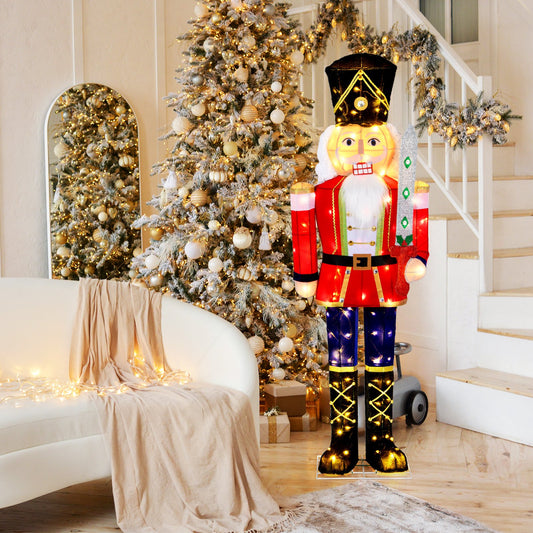 5 FT Giant Nutcracker Outdoor Christmas Decoration, Multicolor Christmas Inflatables Multicolor at Gallery Canada