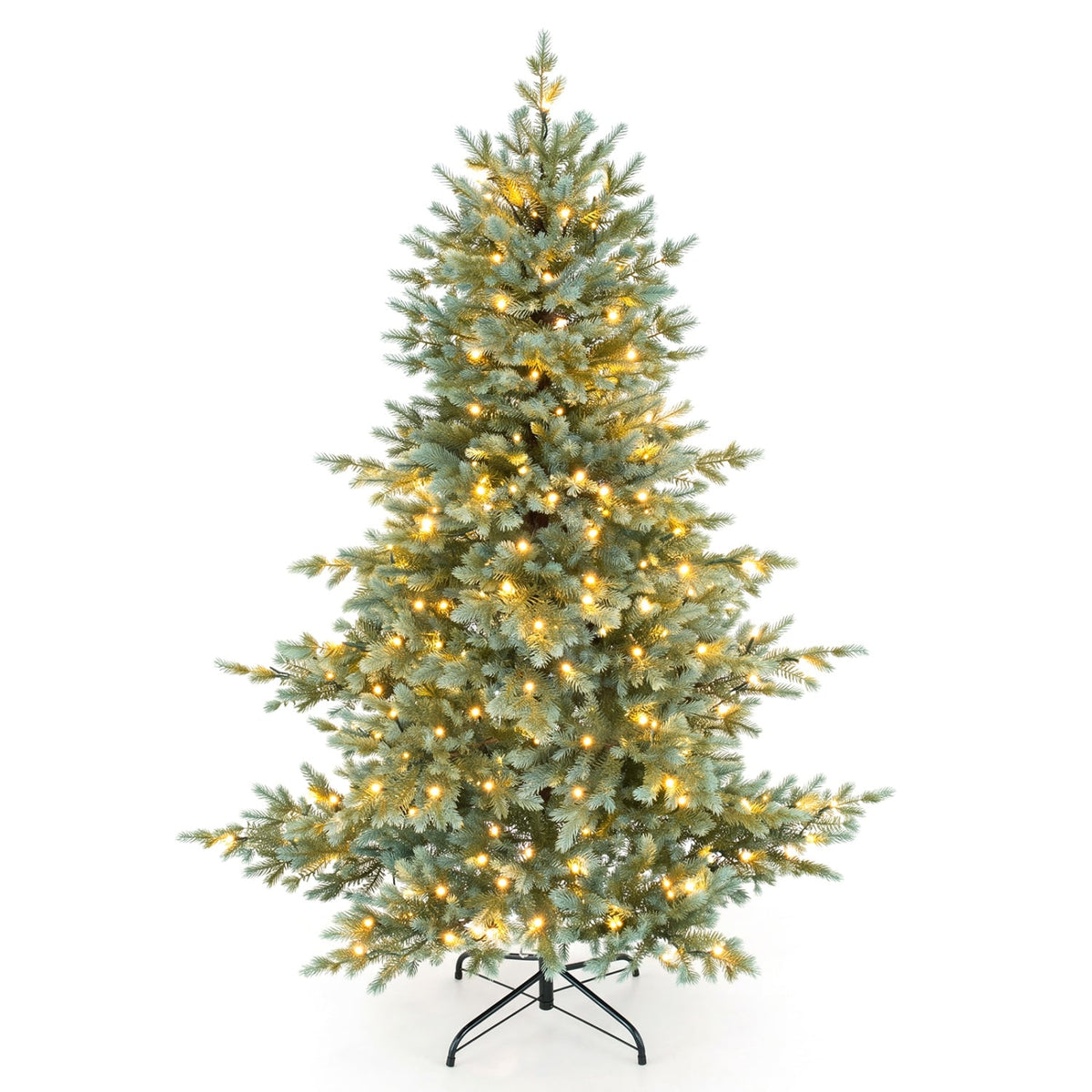 5 FT Pre-Lit Artificial Christmas Tree, 260 LED Lights, Green