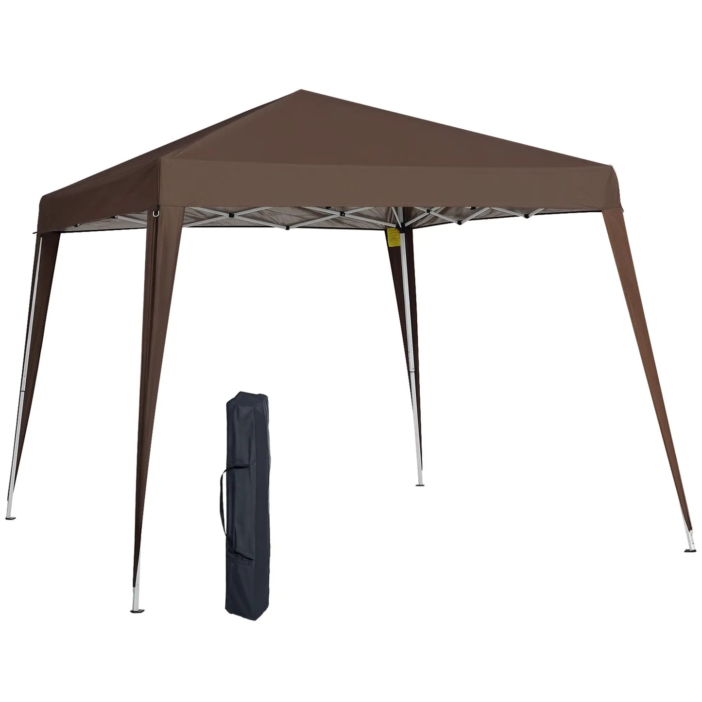 8' x 8' Pop Up Canopy, Outdoor Folding Tent, Portable Party Tent Pop Up Canopies at Gallery Canada