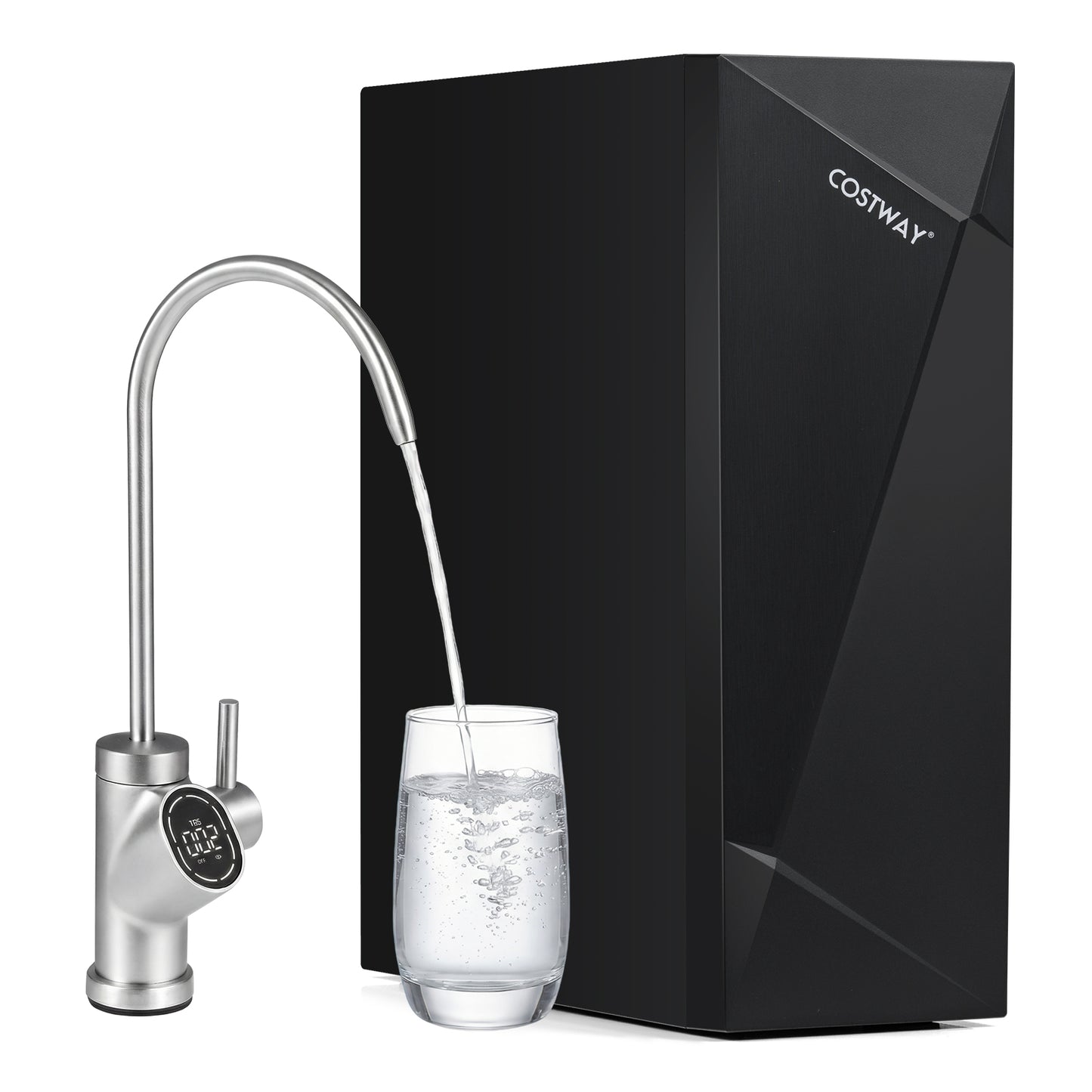 600 GPD Alkaline PH+ Reverse Osmosis Water Filter, Black Small Appliances Black at Gallery Canada