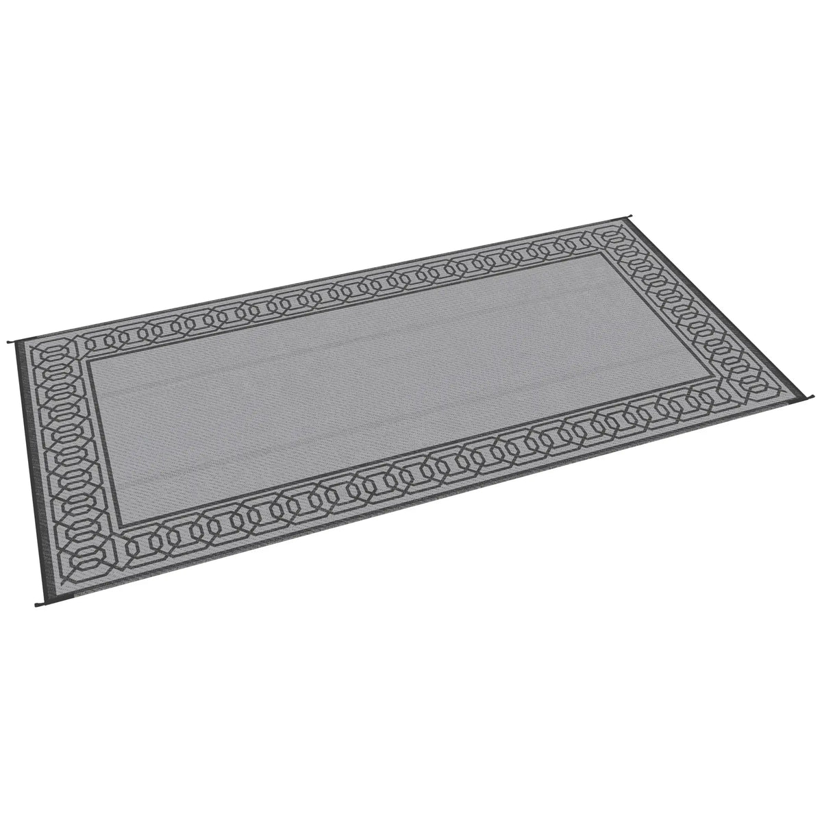 Portable Outdoor Rug, 9' x 18', Waterproof, Reversible, Black and Grey Outdoor Reversible Rugs at Gallery Canada