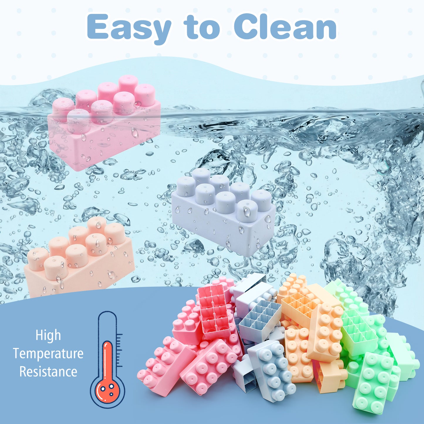 64 pcs Building Blocks for Toddlers Educational Toy Learning Toys at Gallery Canada