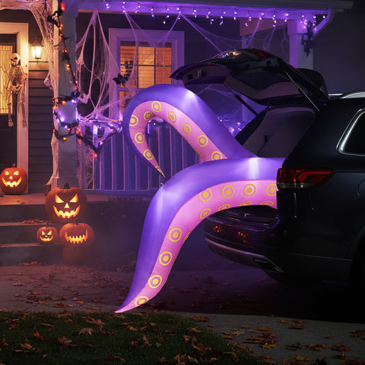 6.5 Ft Inflatable Tentacles With LED Lights, Suction Cups Halloween Options at Gallery Canada