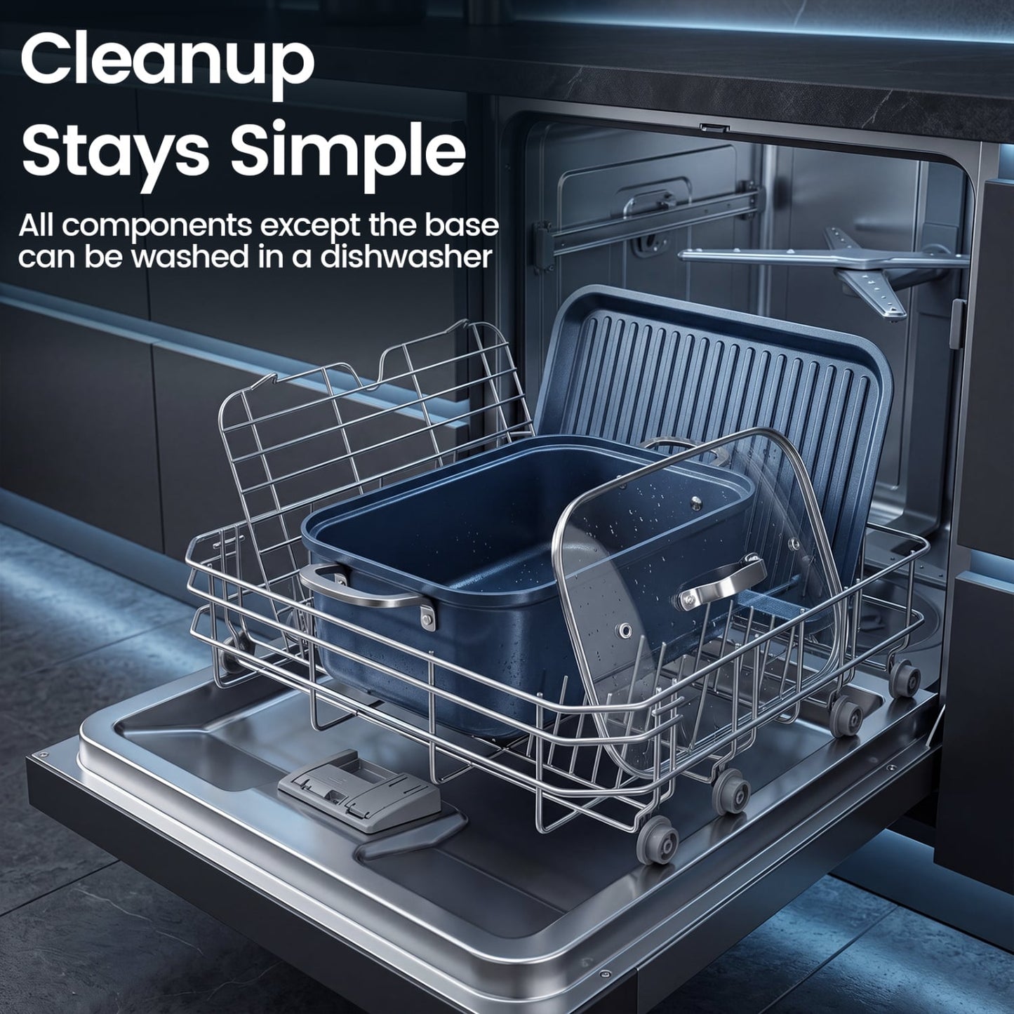 6-in-1 Programmable Slow Cooker, Keep Warm, Timer