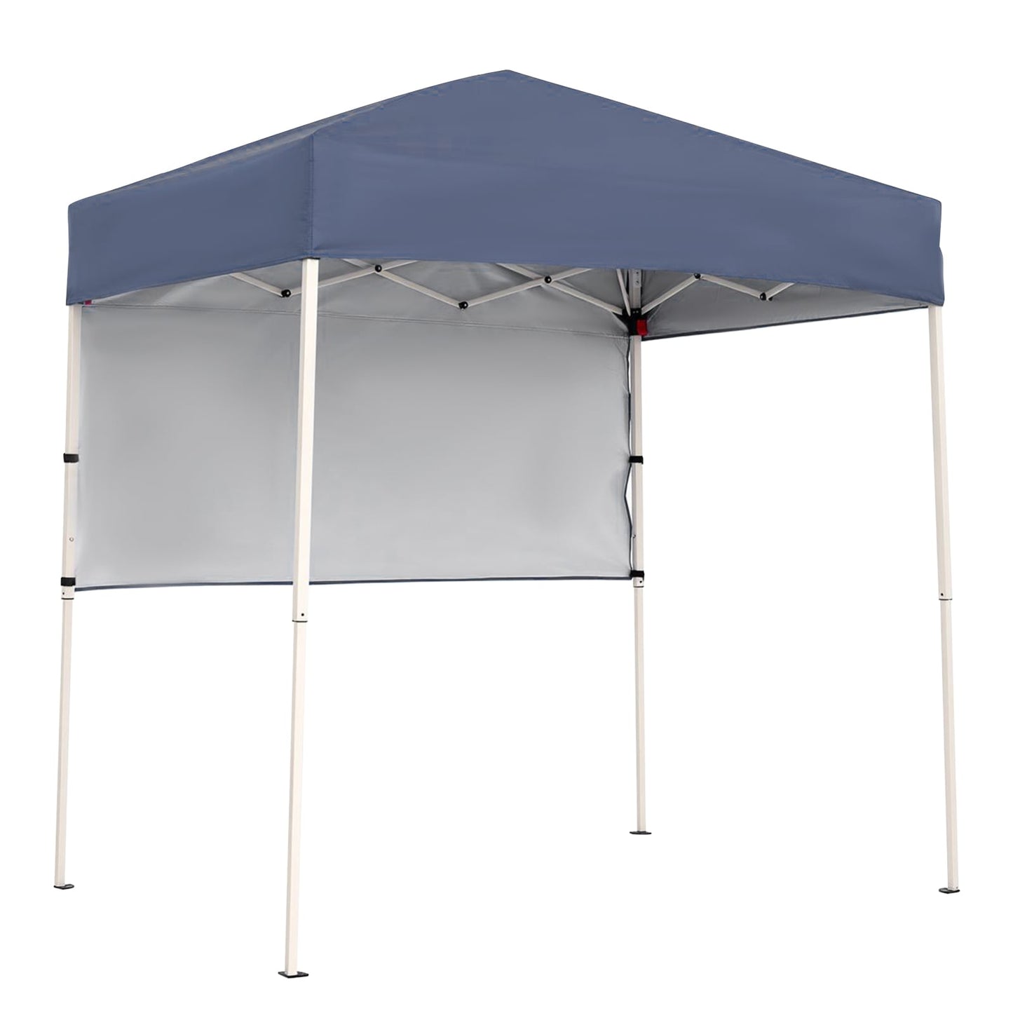 6 x 4 FT Pop-Up Canopy Tent, Half Sidewall, Easy Setup, Gray Canopies Gray at Gallery Canada