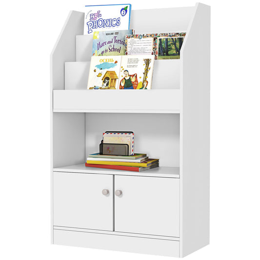 Toy Storage Organizer Shelf, Kids Bookshelf for Bedroom, Playroom, Nursery, White - Gallery Canada