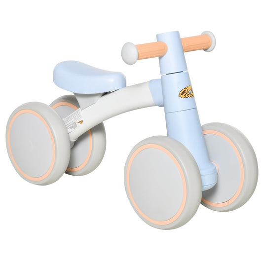 Baby Balance No Pedal Bicycle Walker Ride On Bike Quick Release Kids Toddlers Birthday Toy Gift for 1-3 Years Old Blue - Gallery Canada