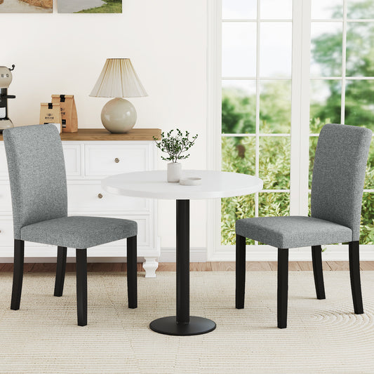 Dining Chair Set, 2 Mid-Century Modern Chairs, Gray Dining Chairs Gray at Gallery Canada