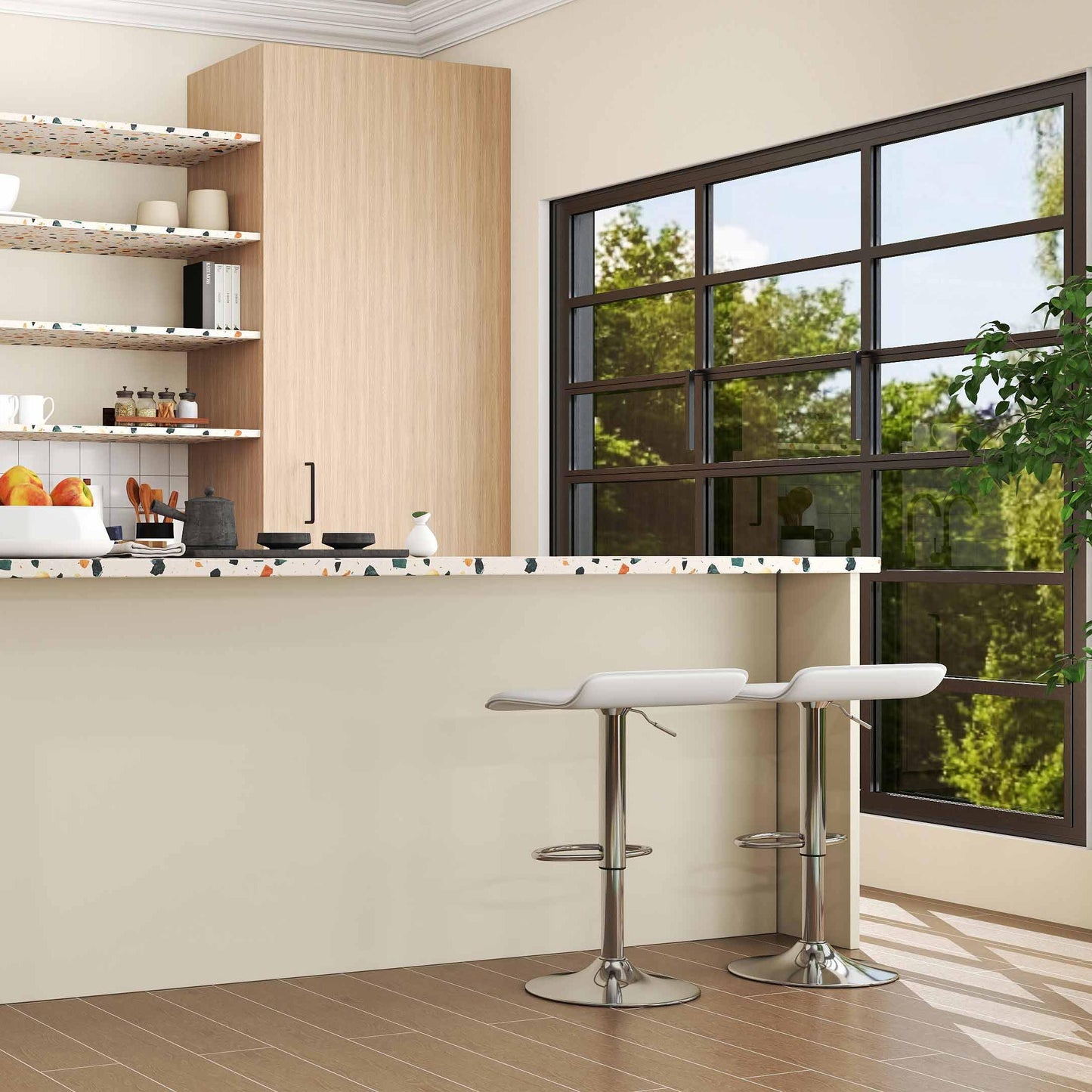 Modern Dining Set, 4-Piece, Glass Table, Chairs, Bar Stools, Dresser Dining Room Sets at Gallery Canada