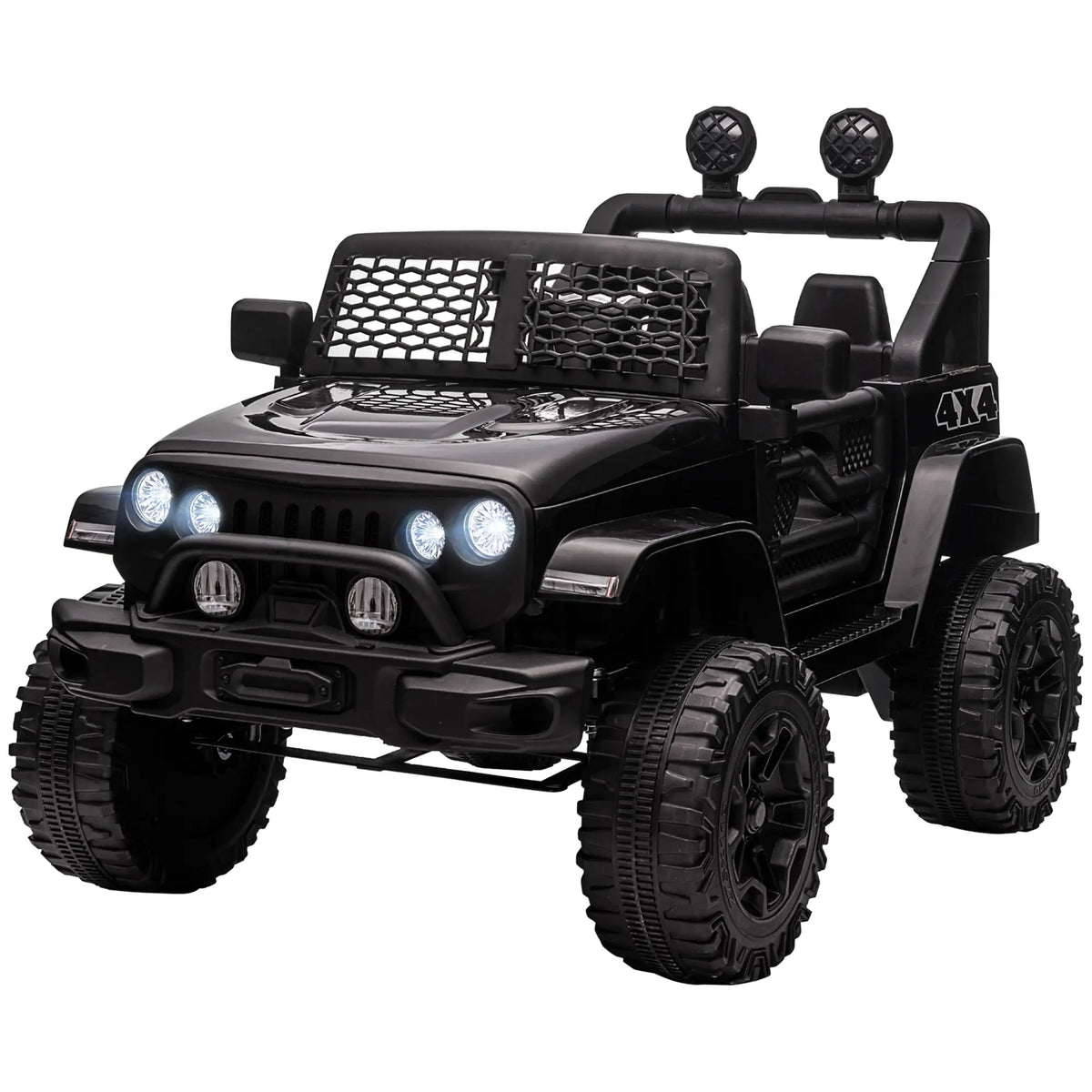 12V Kids Ride On Car, Off Road Truck Toy, Parent Remote, Black Electric Toy Cars at Gallery Canada