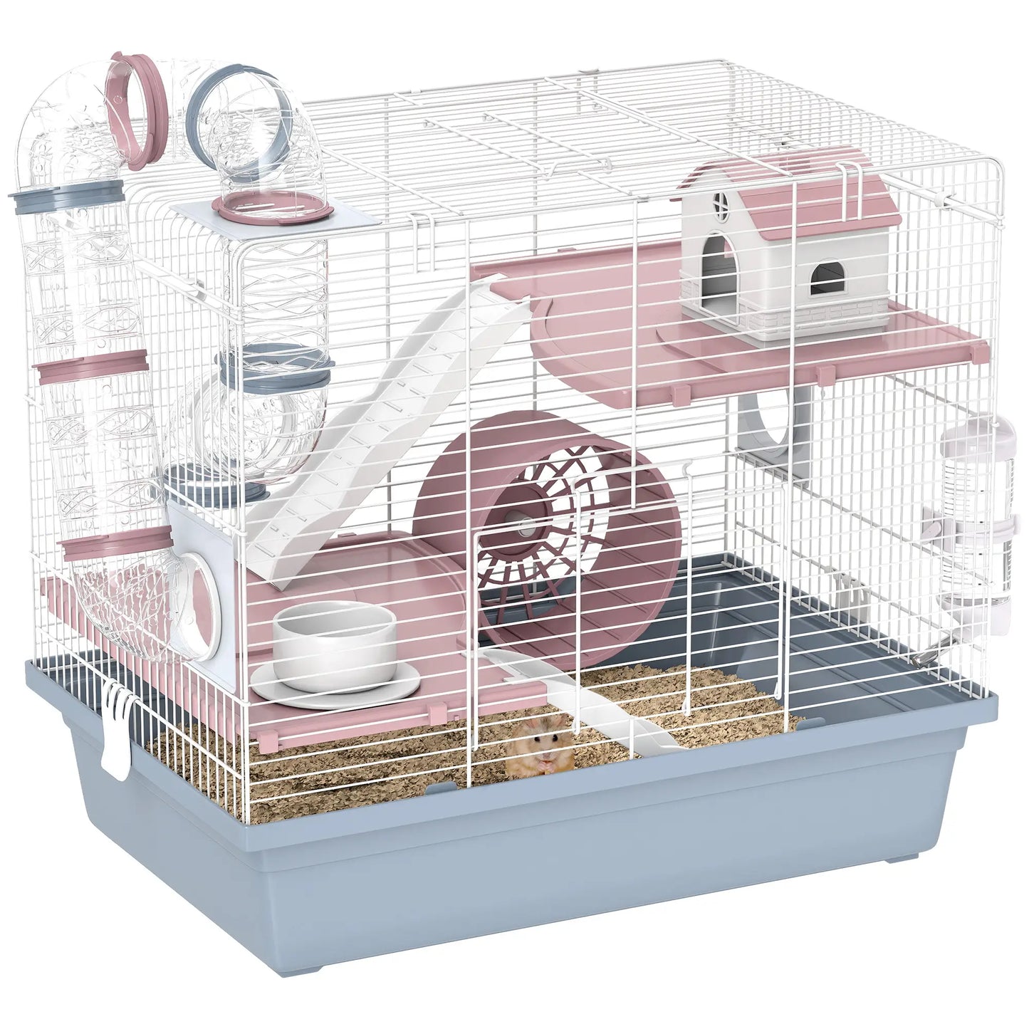 3-Tier Hamster Cage With Exercise Wheel, Food Bowl, Water Bottle Hamster Cages at Gallery Canada