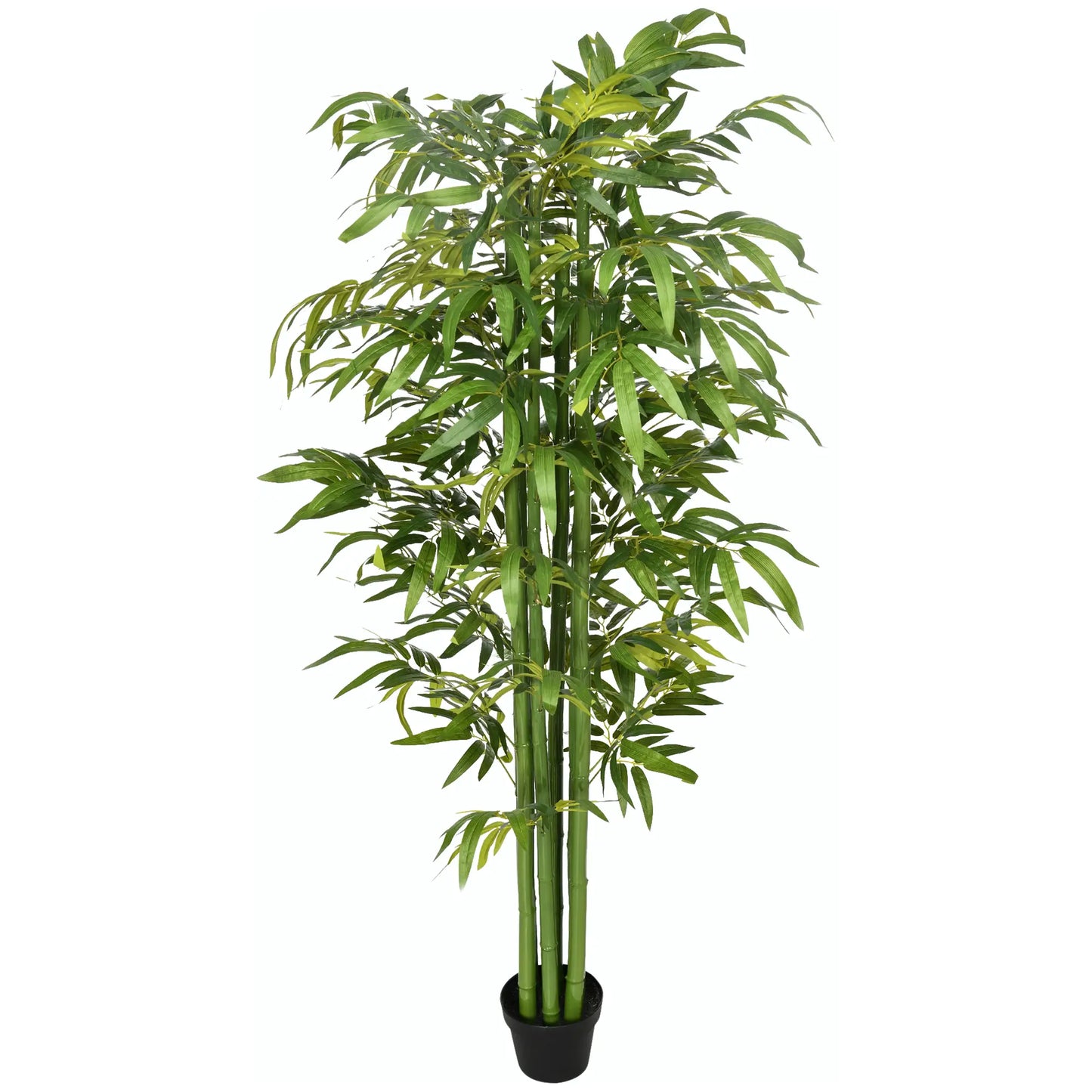 6 FT Artificial Bamboo Tree in Pot, Home Office Decor, Green Artificial Trees at Gallery Canada
