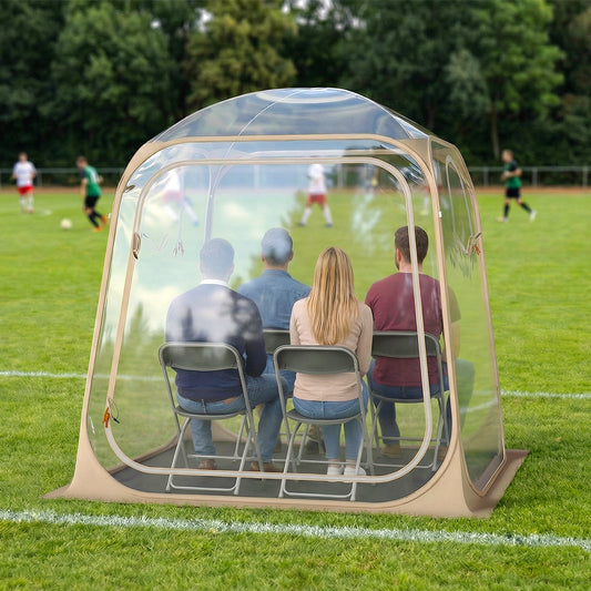 7 x 7 FT Pop Up Sports Tent Clear Bubble Tent All-Weather Waterproof Pod with Sealed Floor Tents Options at Gallery Canada