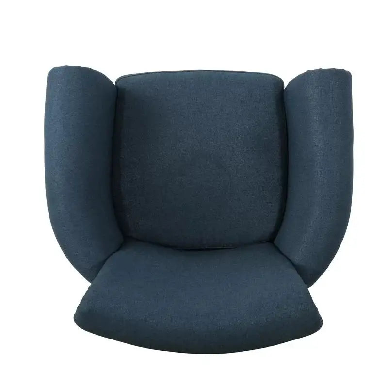 Modern Accent Chair, Wood Legs, 31" L x 29.5" W x 31.5" H, Navy Blue Accent Chairs at Gallery Canada