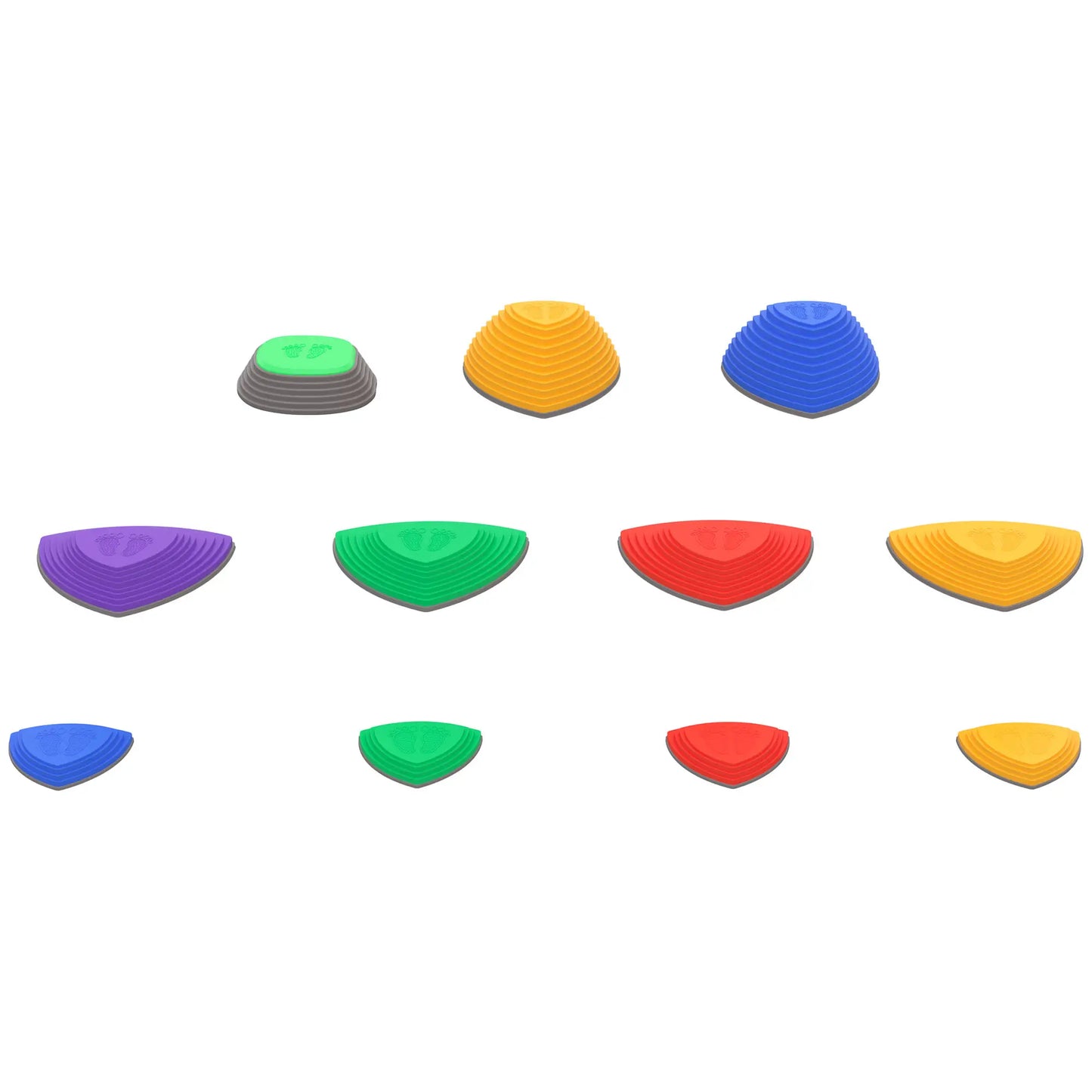 11 PCs Stepping Stones, Non-Slip Rubber, Stackable, 3-8 Years Gym Sets & Swings at Gallery Canada