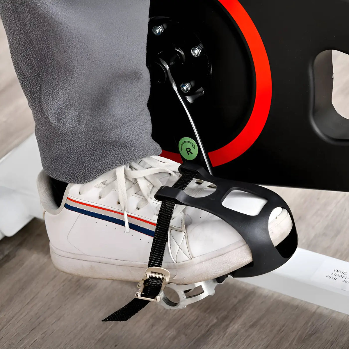 Adjustable Upright Exercise Bike, LCD Display, Indoor Cycling, Adjustable Resistance, White Exercise & Stationary Bikes at Gallery Canada