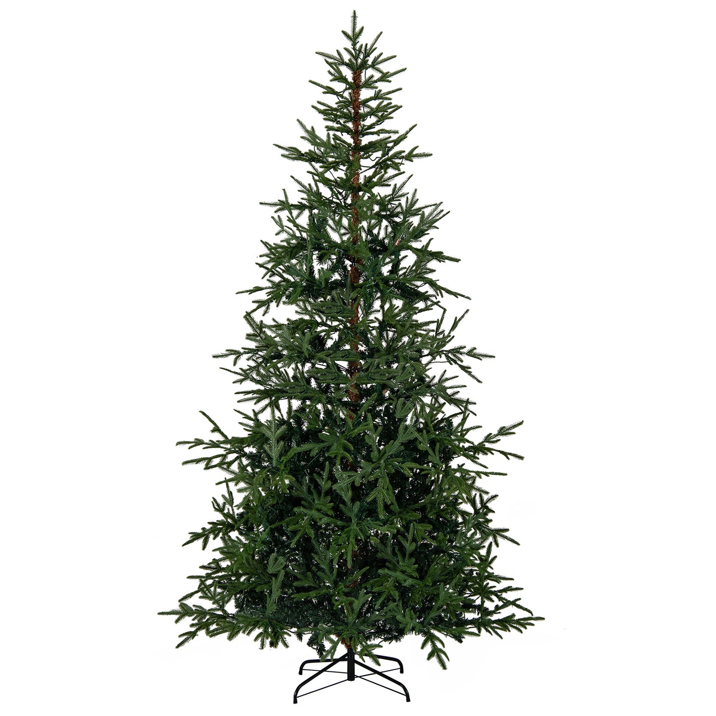 8 FT Pre-Lit Artificial Christmas Tree, Hinged, 400 LED Lights, Green Christmas Tree at Gallery Canada