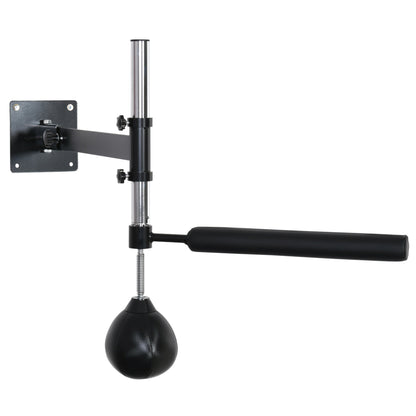 Wall Mount Reflex Boxing Trainer, 360° Rotating Rapid Boxing Bar with Punching Ball, Height Adjustable for Home Gym at Gallery Canada