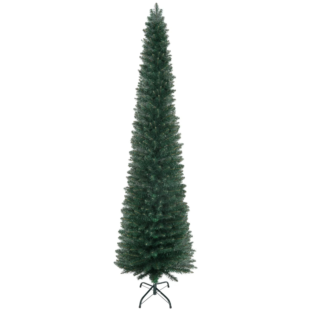 7FT Artificial Christmas Tree, Foldable Black Stand, Green Pencil Christmas Trees at Gallery Canada