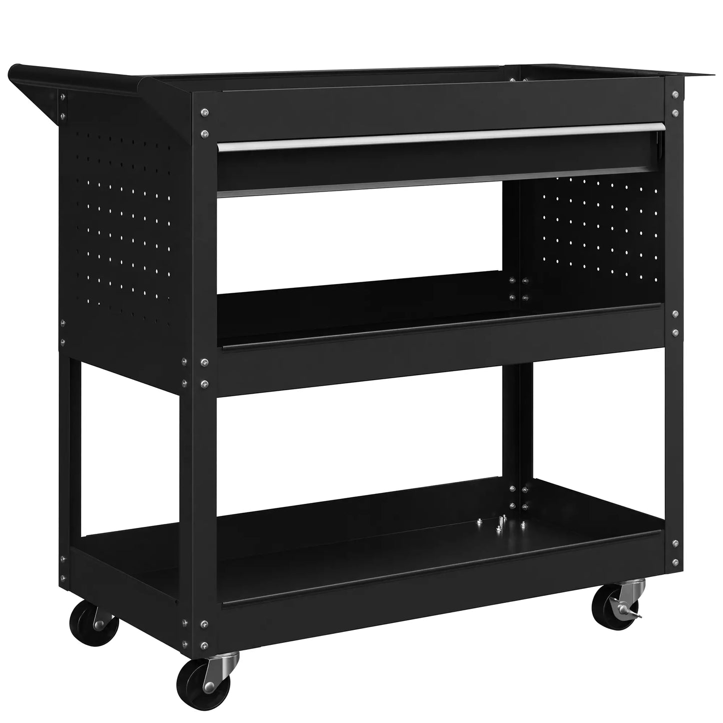 Tool Cart On Wheels, Utility Cart, Ball Bearing Drawer, Black Tool Organizers at Gallery Canada