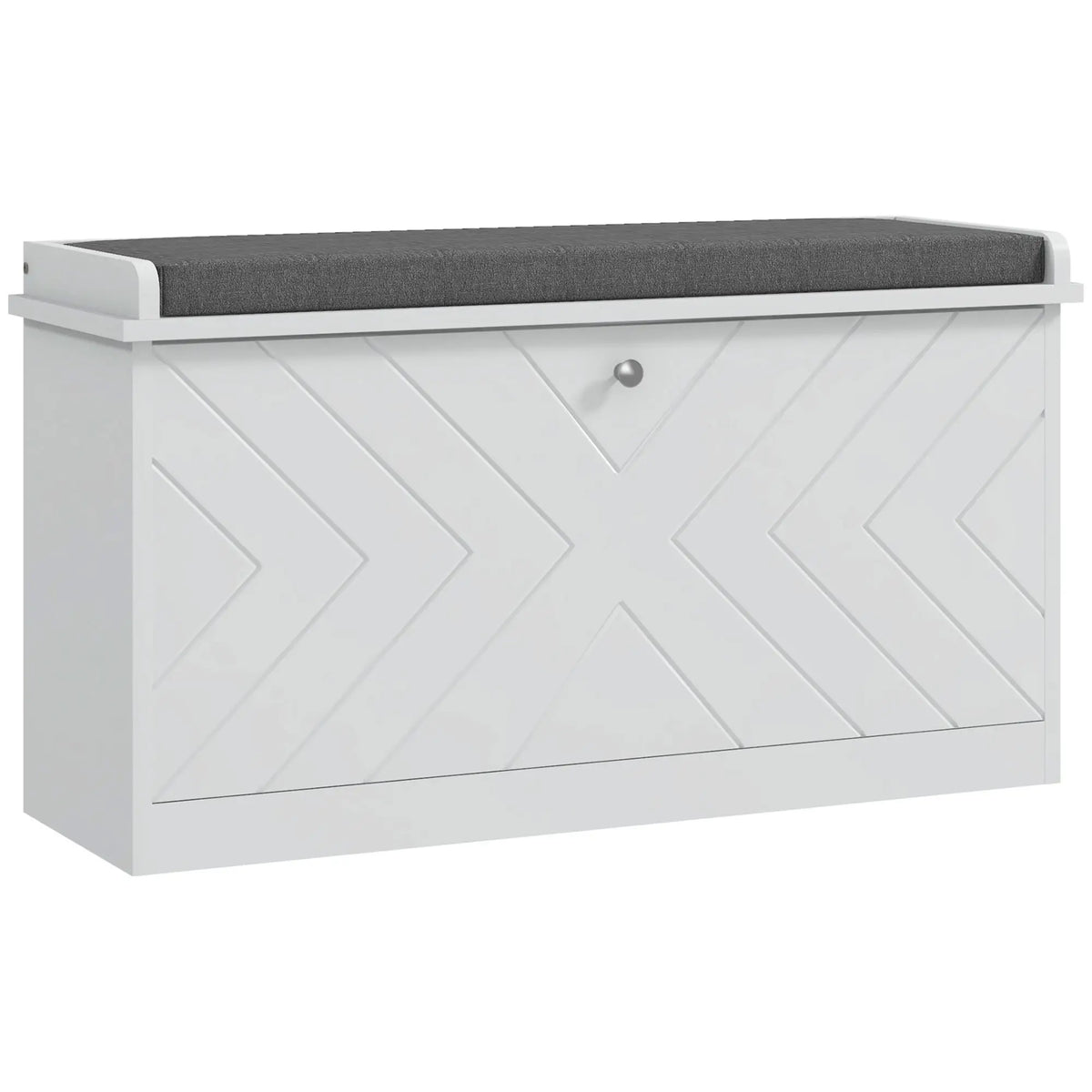 Shoe Storage Bench with Seat, Flip Drawer, Adjustable Shelf, Holds 8 Pairs Shoe Storage Cabinets & Racks at Gallery Canada