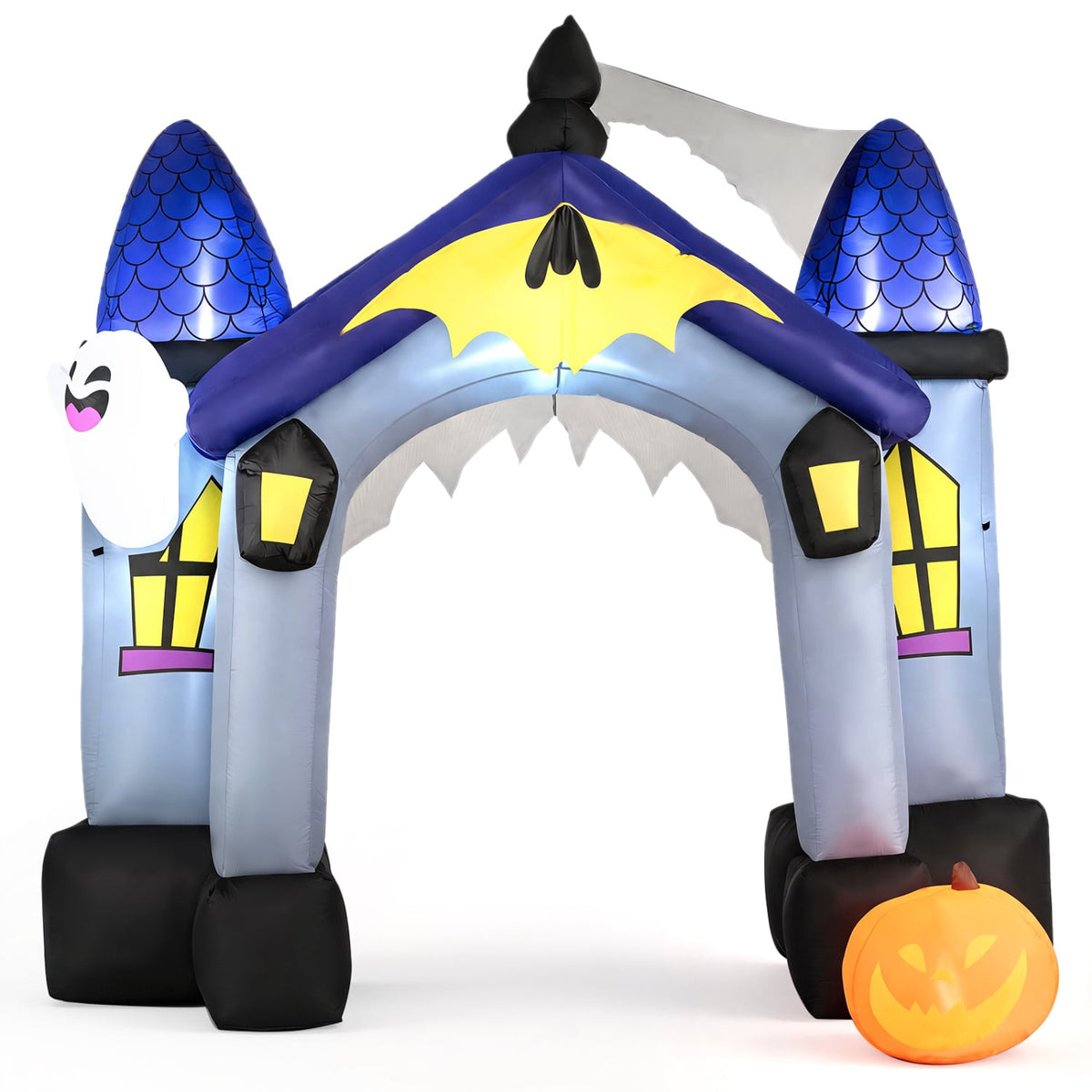 9FT Halloween Inflatable Archway, Large Castle Blow Up Entrance Arch Halloween Options at Gallery Canada