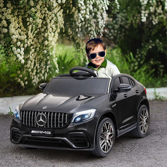 Kids Ride On Car 12V Electric, Remote Control, Suspension Wheel, Black Electric Toy Cars Black at Gallery Canada