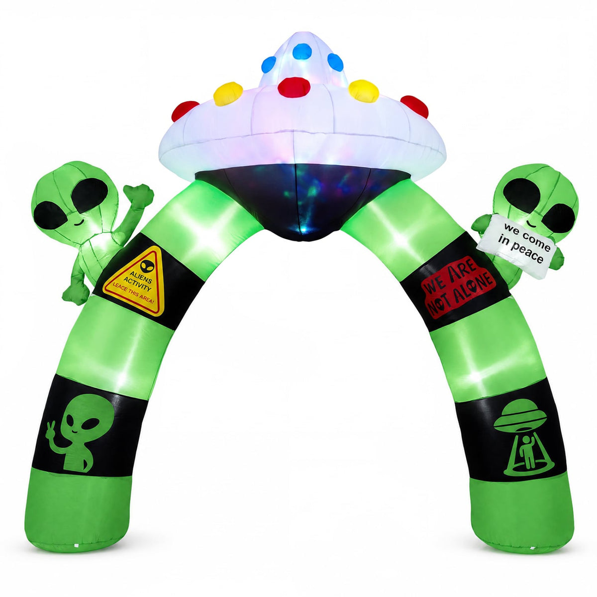 9.8 FT Alien Halloween Inflatable Archway, Lights, Outdoor Decoration Halloween Options at Gallery Canada
