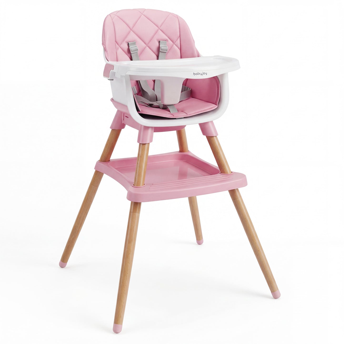 Convertible High Chair For Babies, Toddlers, 9-in-1, Pink High Chairs Pink at Gallery Canada