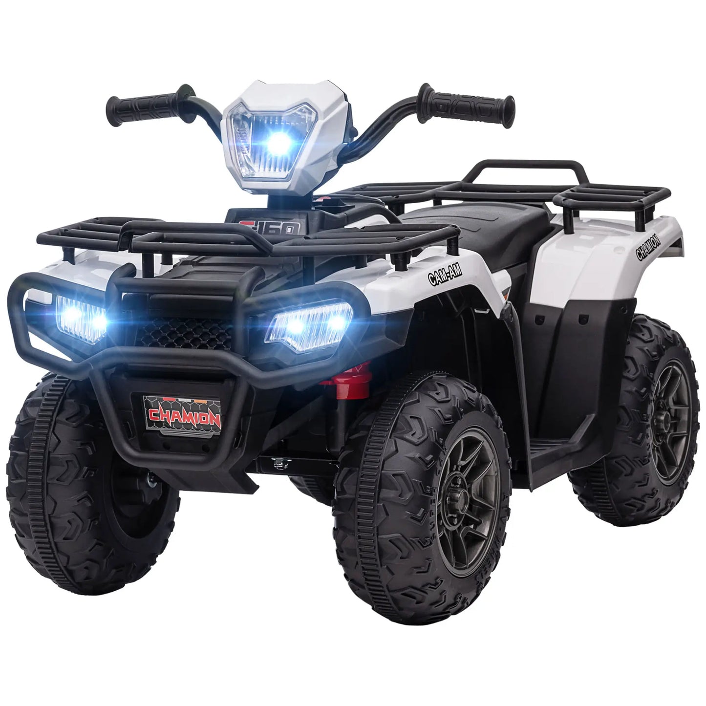 12V Kids ATV Quad, 4 Wheeler, Battery Powered, Ages 37-60 Months, White Electric Toy Cars at Gallery Canada