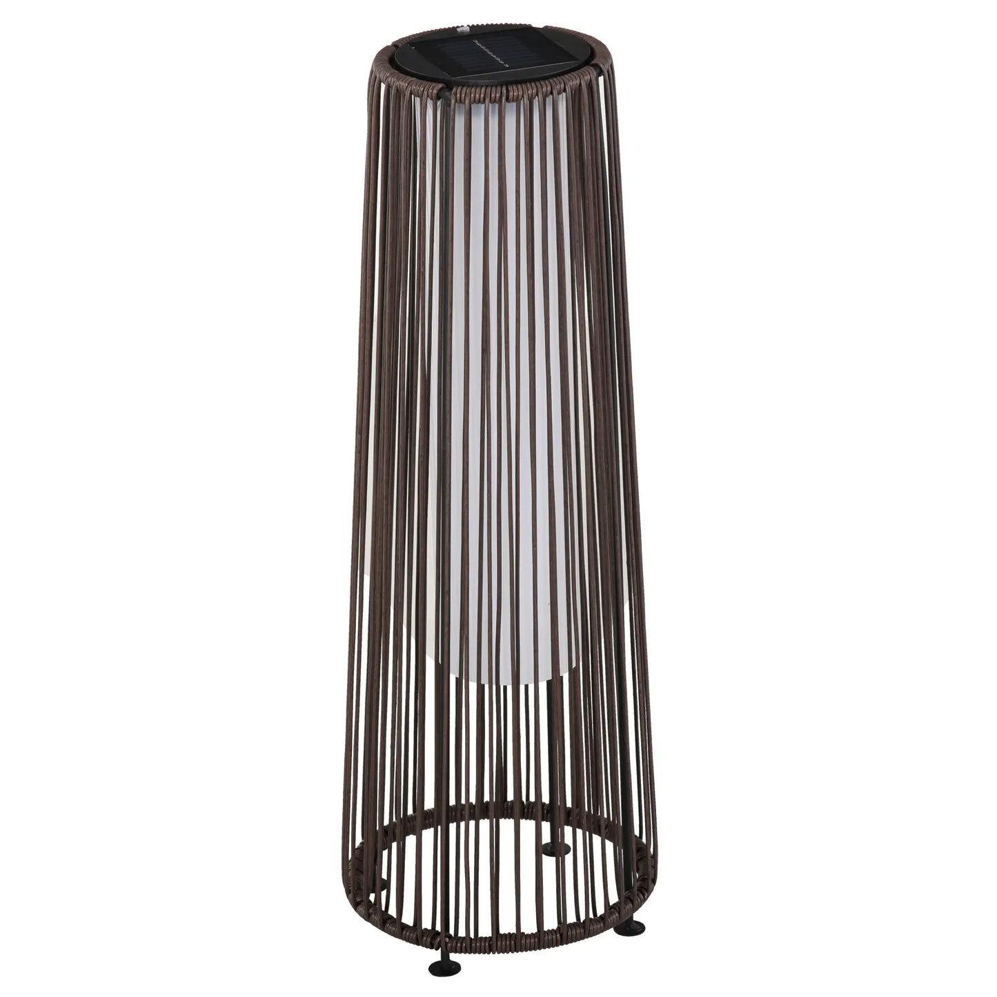 Solar Floor Lamp, LED Auto On/Off, IP44, Patio Porch Pathway, Brown Solar Post Lamps at Gallery Canada