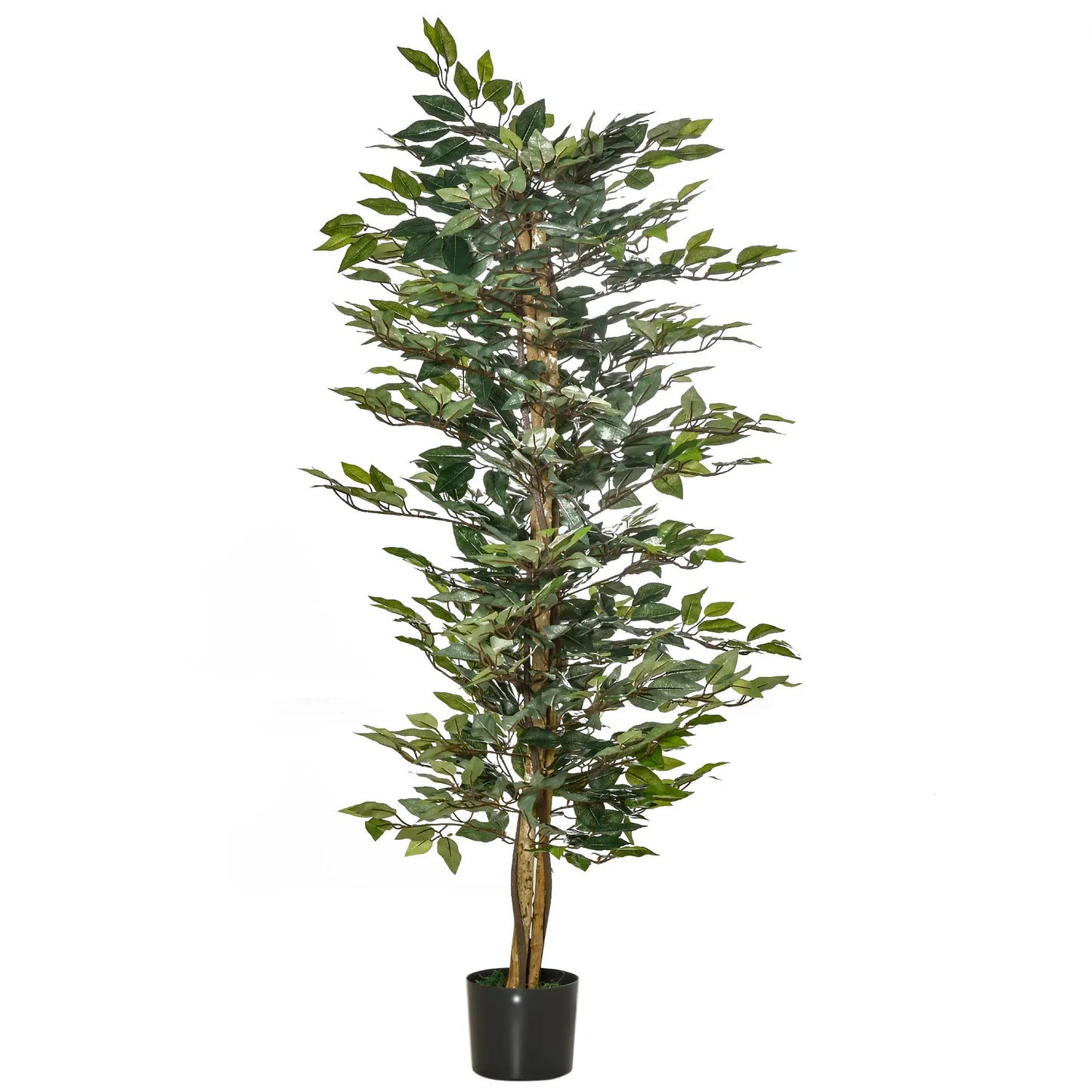 5FT Artificial Ficus Tree, Fake Plant in Nursery Pot, Indoor Decor Artificial Trees at Gallery Canada