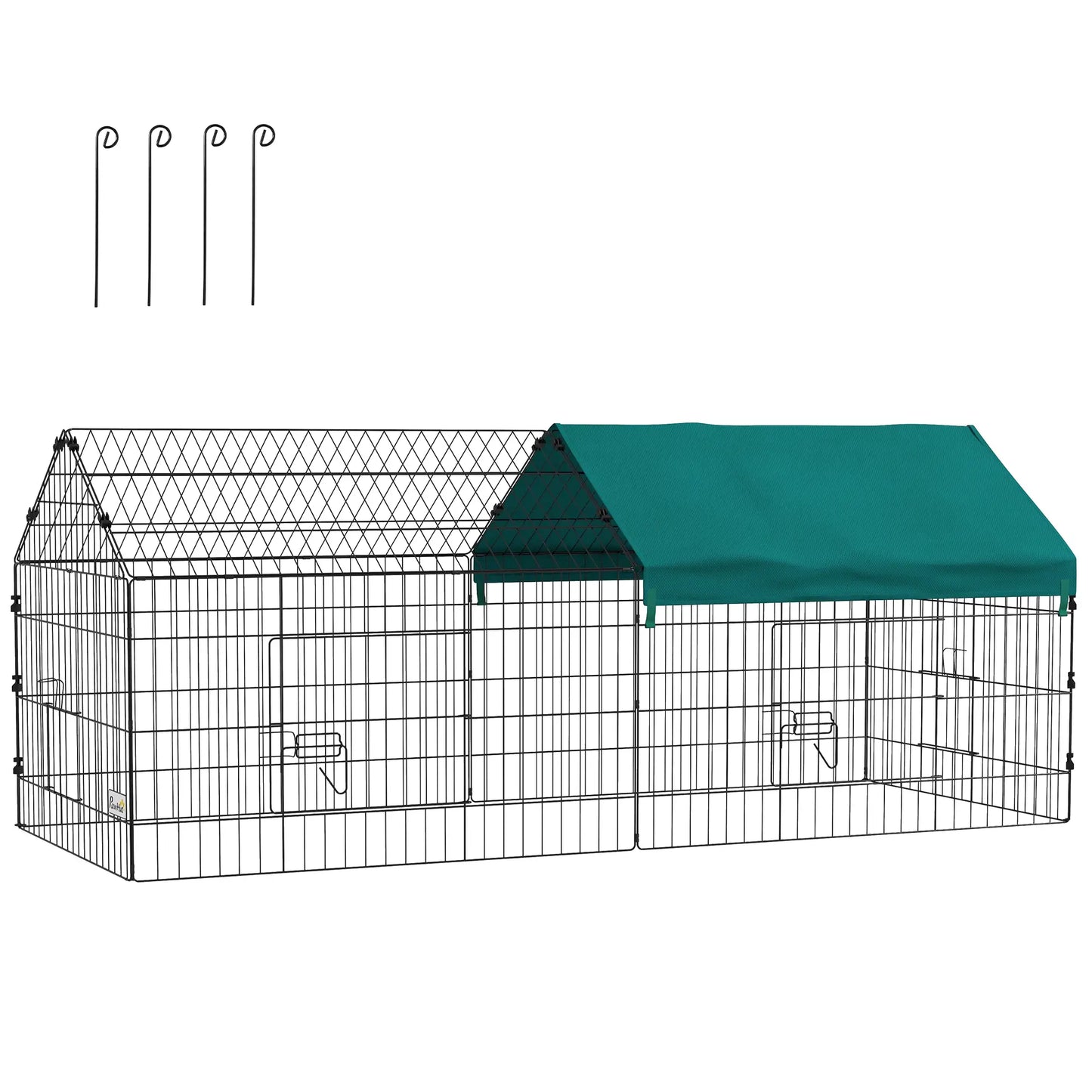 73" Small Animal Cage with Roof, Indoor Outdoor Use, Green Houses & Habitats at Gallery Canada