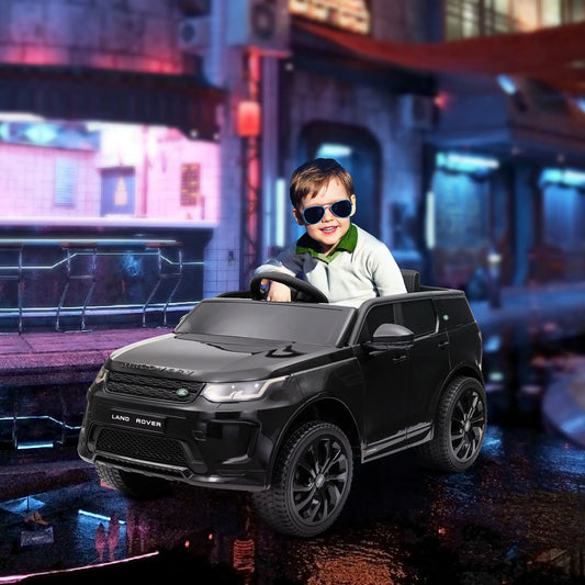 Land Rover Discovery Sport Licensed 12V Ride On Car, Black Electric Toy Cars Black at Gallery Canada