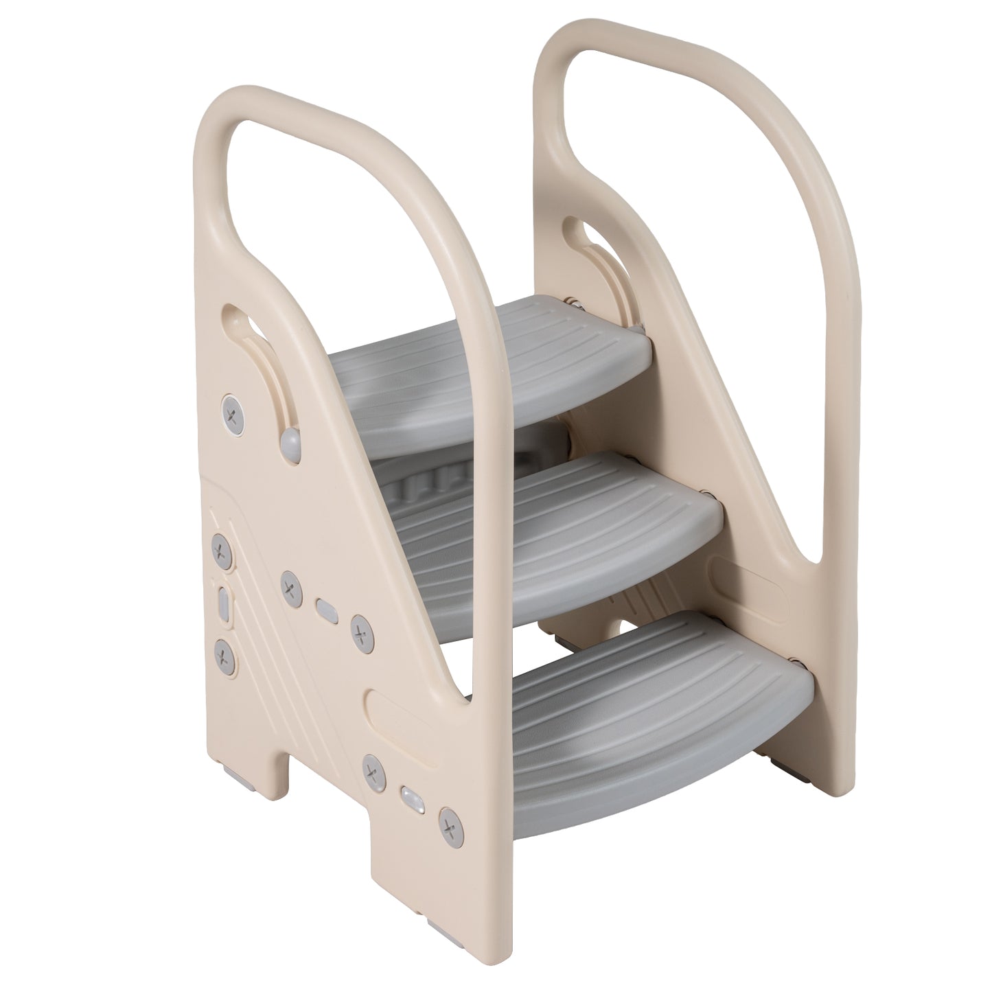 Adjustable 3-Step Helper Stool, Gray Kids Chairs & Seating Gray at Gallery Canada