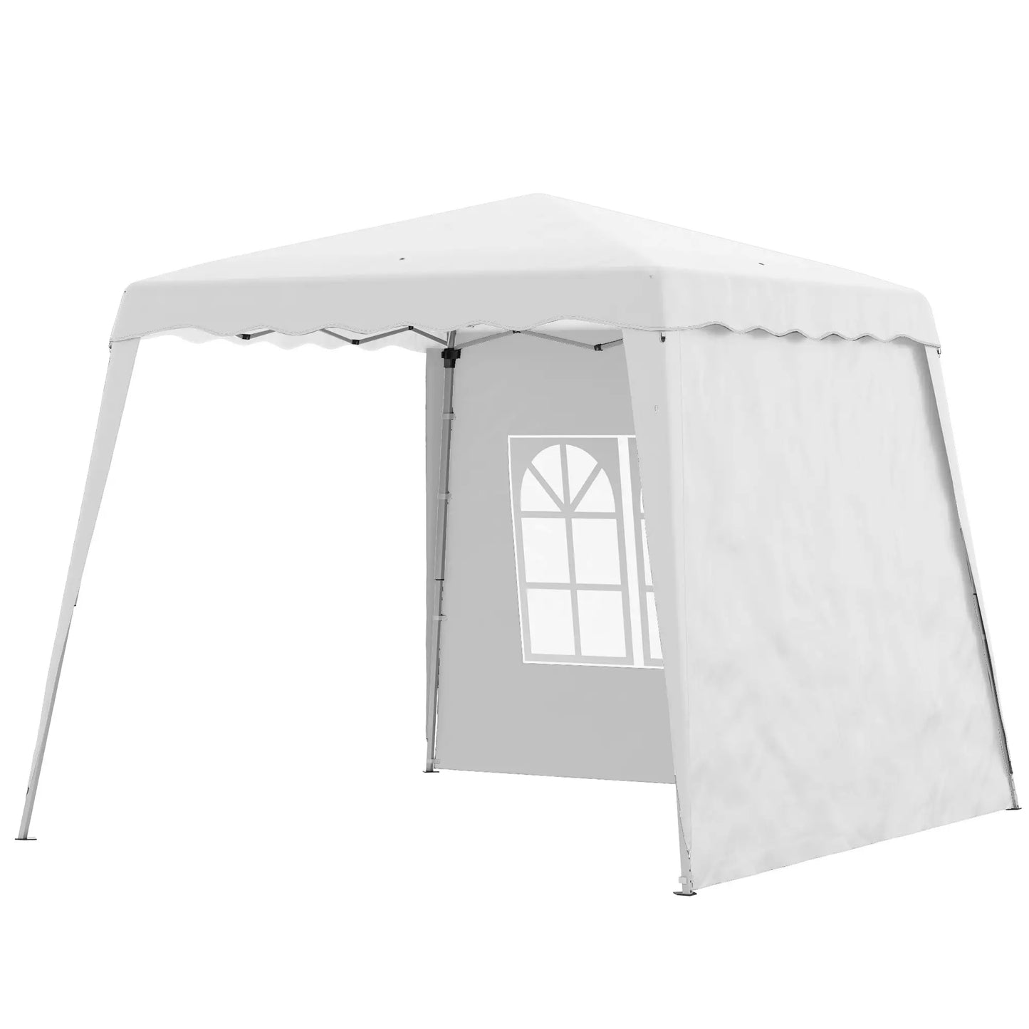 Pop Up Canopy Tent, UV50+, Adjustable Height, 8 x 8ft Top, 9.5 x 9.5ft Base Pop Up Canopies at Gallery Canada