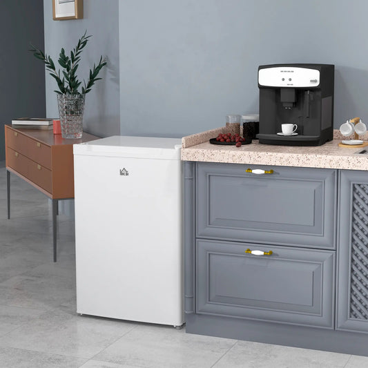 3 Cu.Ft Upright Freezer, Reversible Door, Adjustable Thermostat, White Small Kitchen Appliances White at Gallery Canada