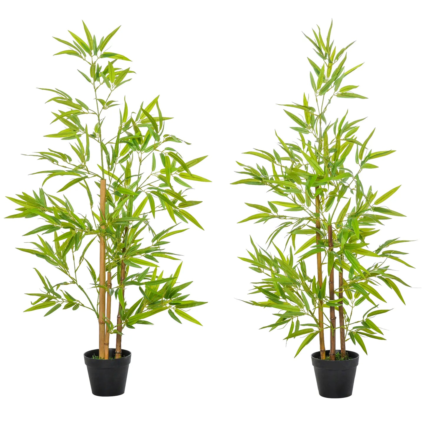 Artificial Bamboo Tree, 4ft, Realistic Leaf, Natural Trunk, Decorative Plant Artificial Trees at Gallery Canada