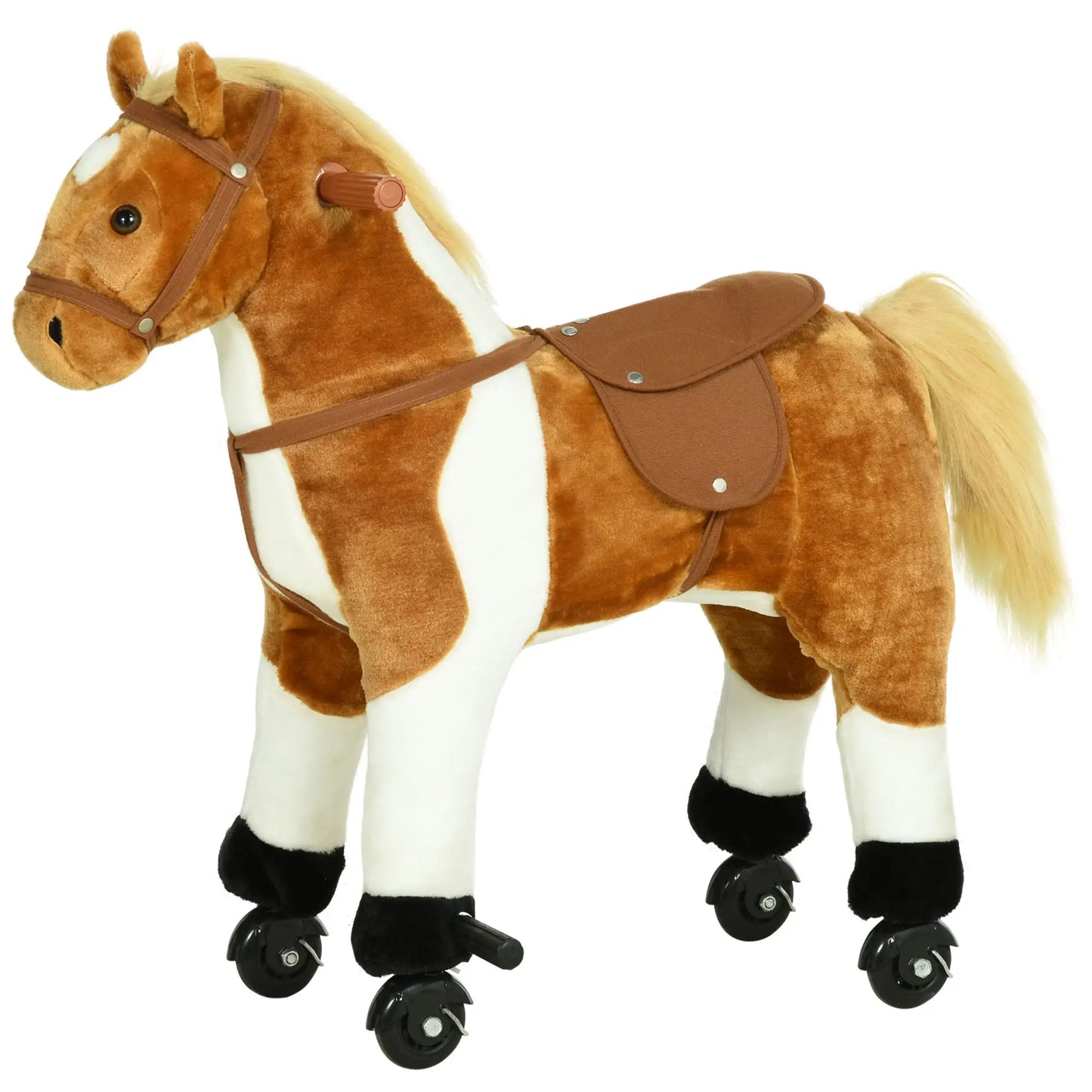 Kids Rocking Horse, Large Ride on Toy for Toddlers, Brown Rocking Horses at Gallery Canada
