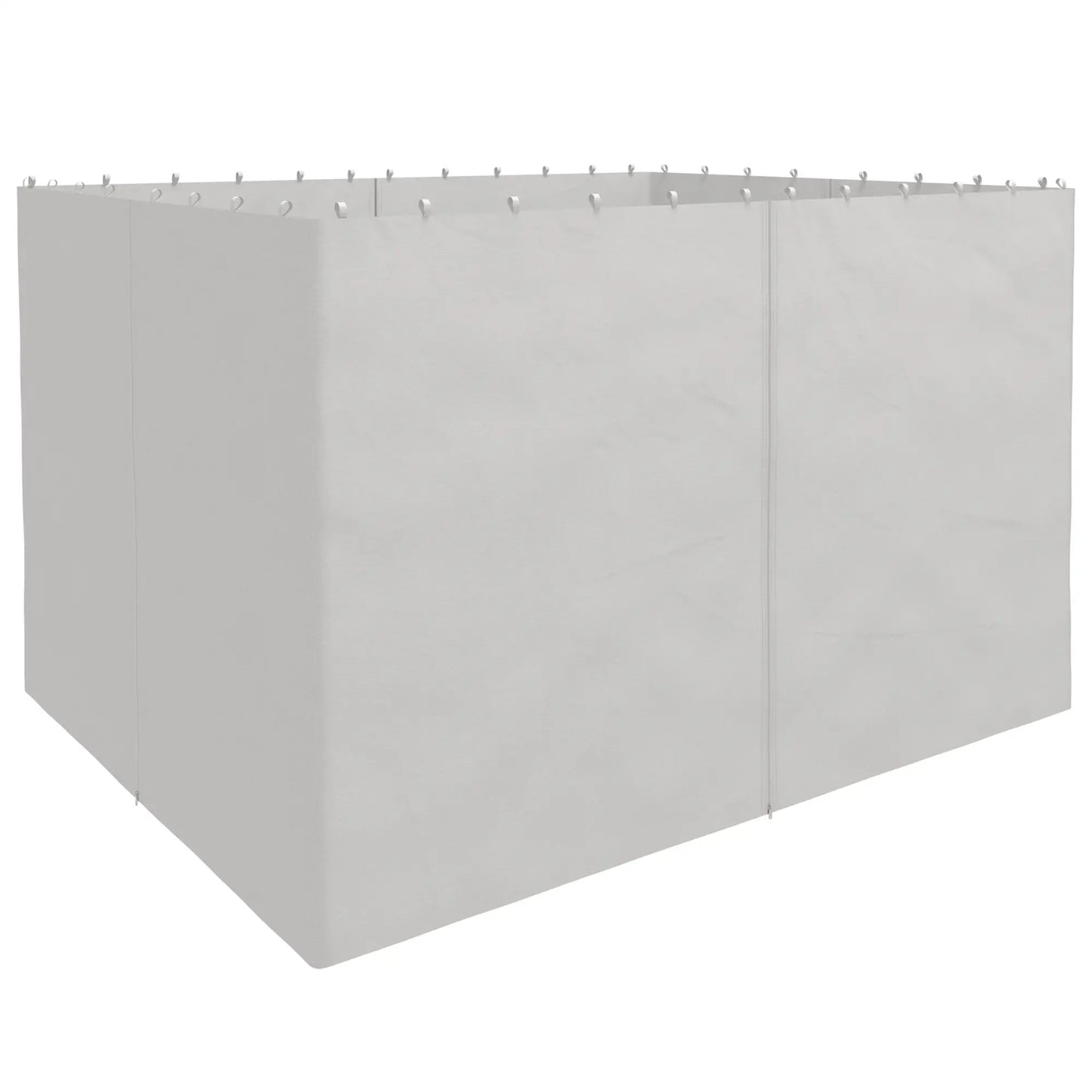 Gazebo Replacement Sidewalls, 4-Panel Privacy Wall, 10' x 12', Light Grey Gazebo Sidewalls at Gallery Canada