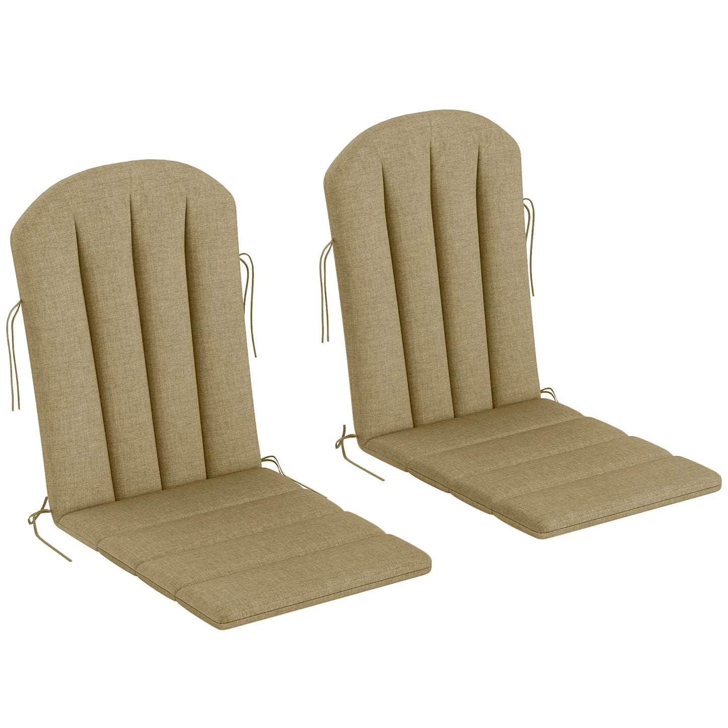 Patio Chair Cushions Set, High Back Adirondack, High-Density Foam, Beige Patio Chair Cushions at Gallery Canada
