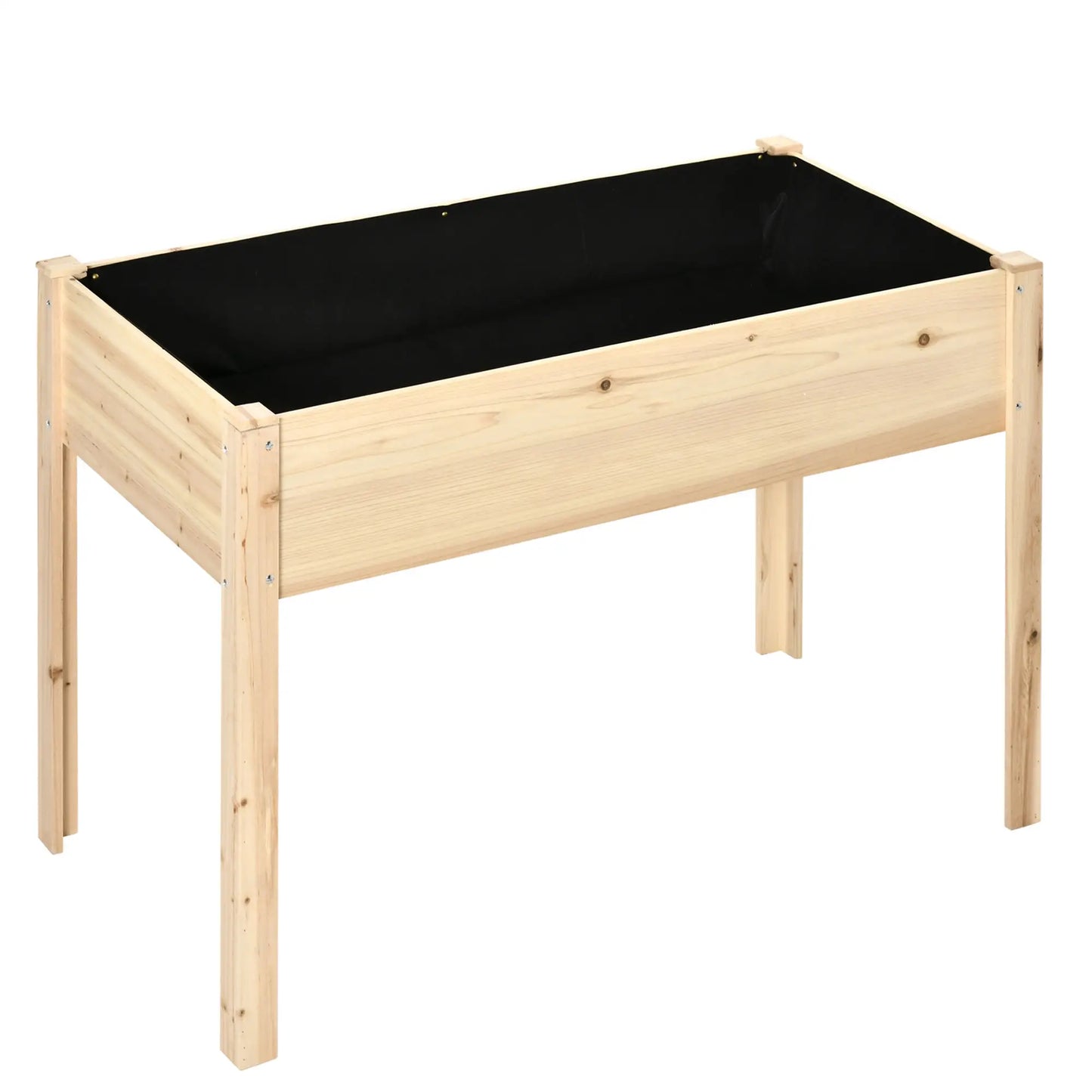 46'' x 24'' Raised Garden Bed, Wooden Elevated Planter Box, Non-Woven Liner Elevated Garden Beds at Gallery Canada