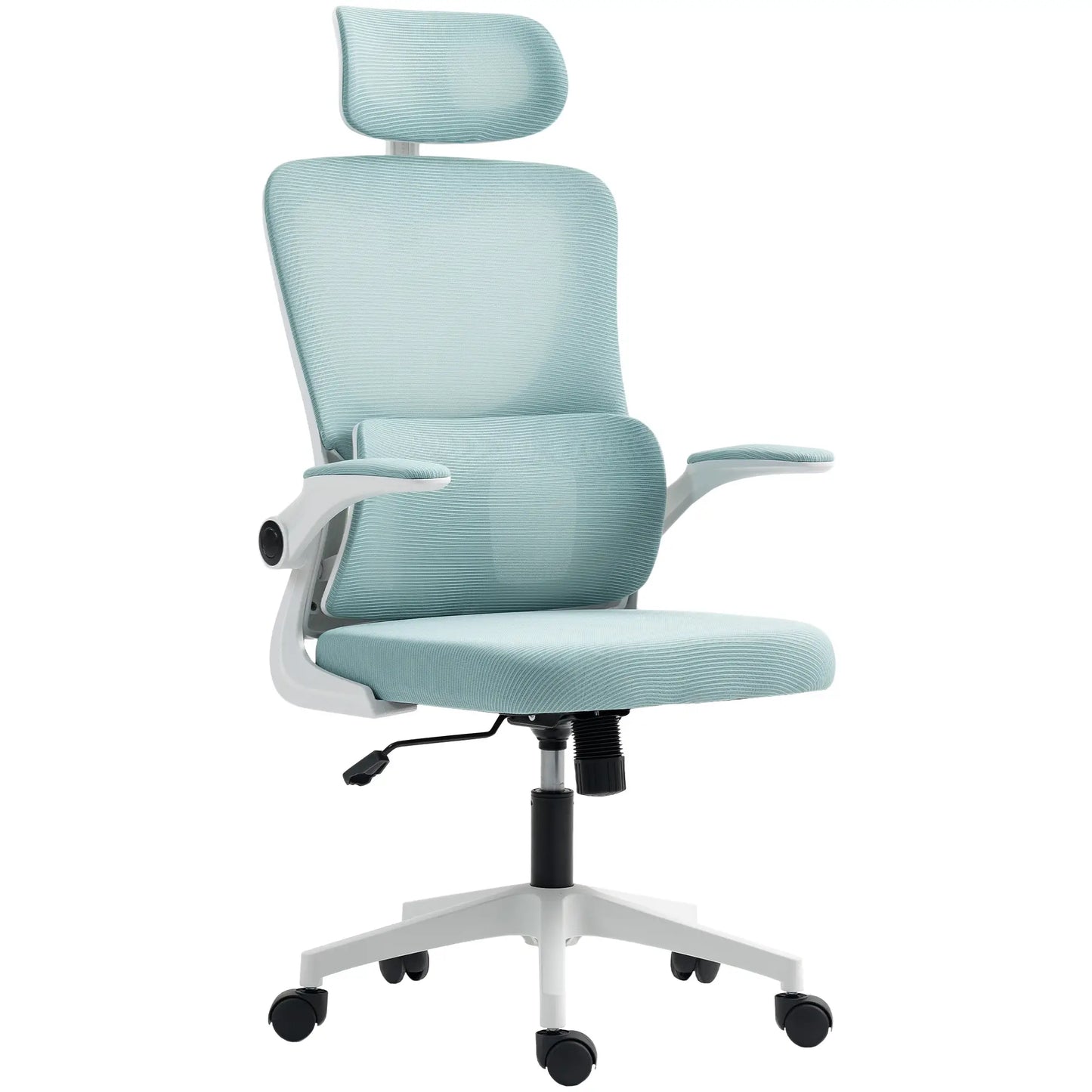 High Back Office Chair, Mesh Computer Chair, Adjustable Height, Light Blue Office Chairs at Gallery Canada