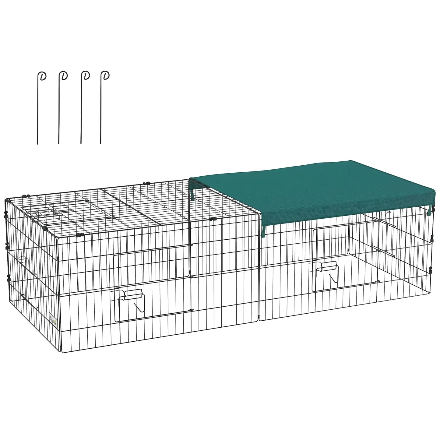Small Animal Cage With Roof, Indoor Outdoor Use, 73" x 30" x 20", Green Houses & Habitats at Gallery Canada