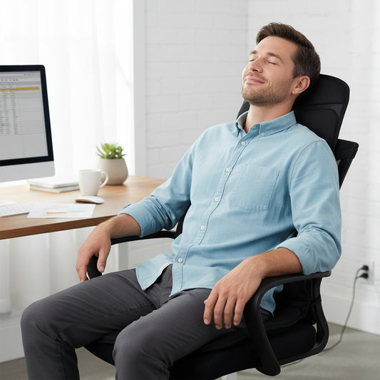 Back Massager Seat Cushion with Heat and 10 Vibration Motors for Pain Relief, Black Back Massager Black at Gallery Canada