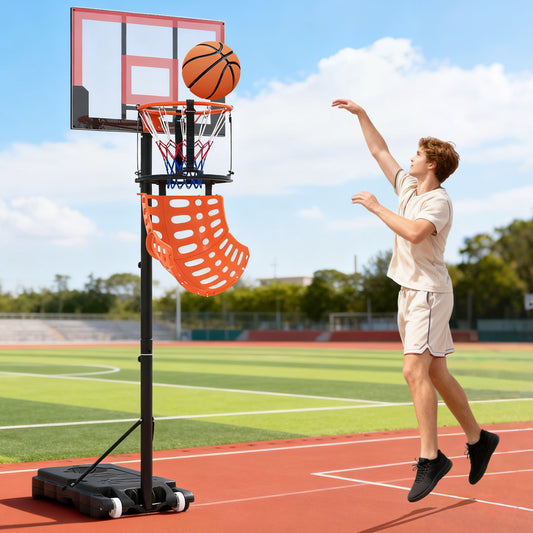Basketball Return Attachment, 4 Tool-Free Detachable Hooks Sport Equipments Options at Gallery Canada