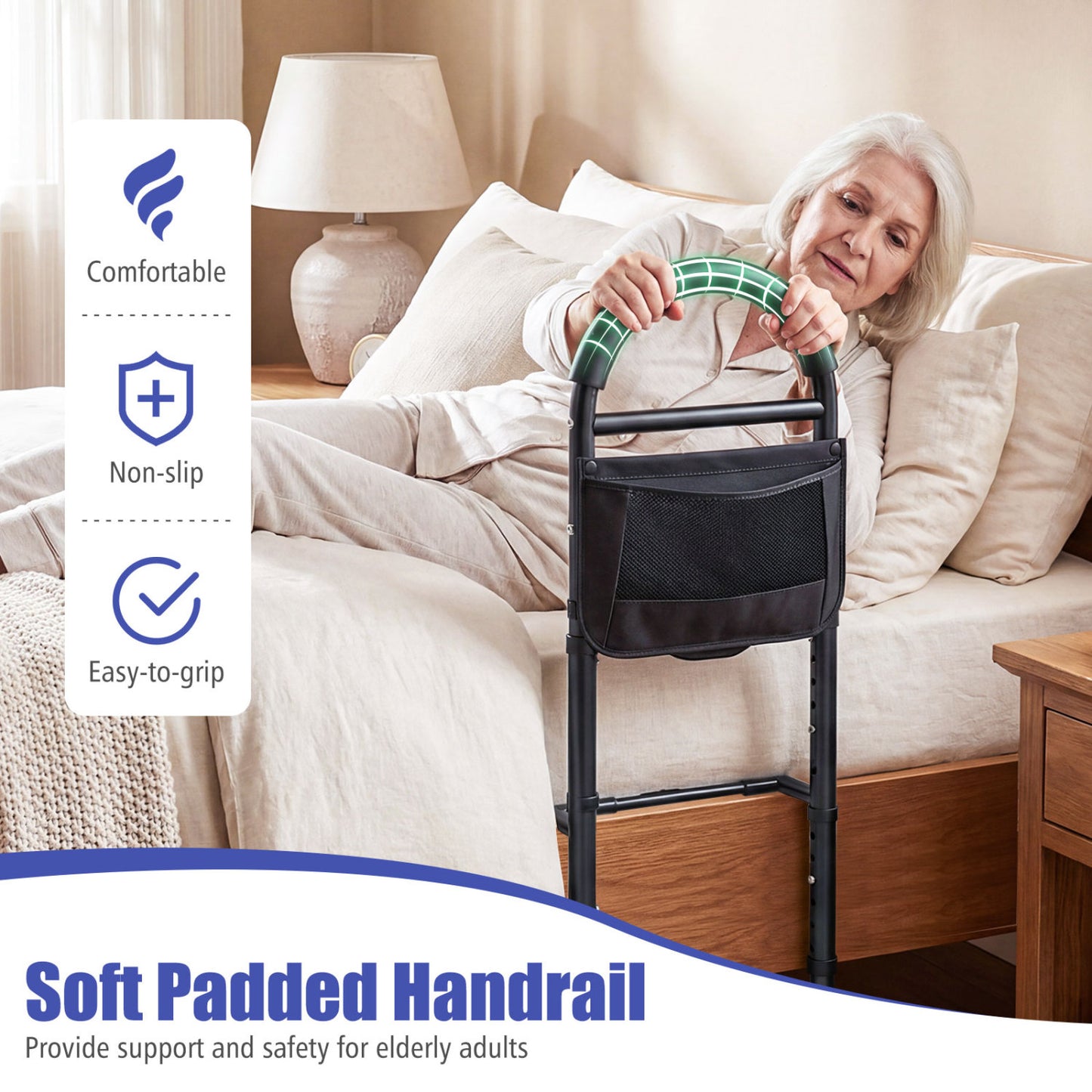 Bed Rails for Elderly, Height Adjustable Safety Railings Health Care at Gallery Canada